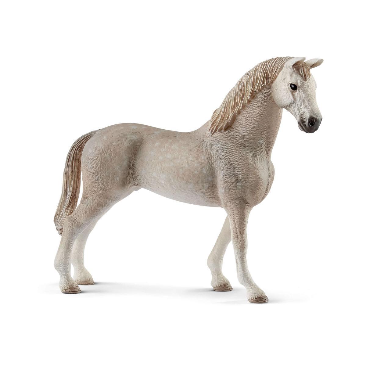 schleich HORSE CLUB 13859 action figure giocattolo (SCHLEICH Horse Club Holsteiner Gelding Toy Figure 5 to 12 Years Grey 13859)