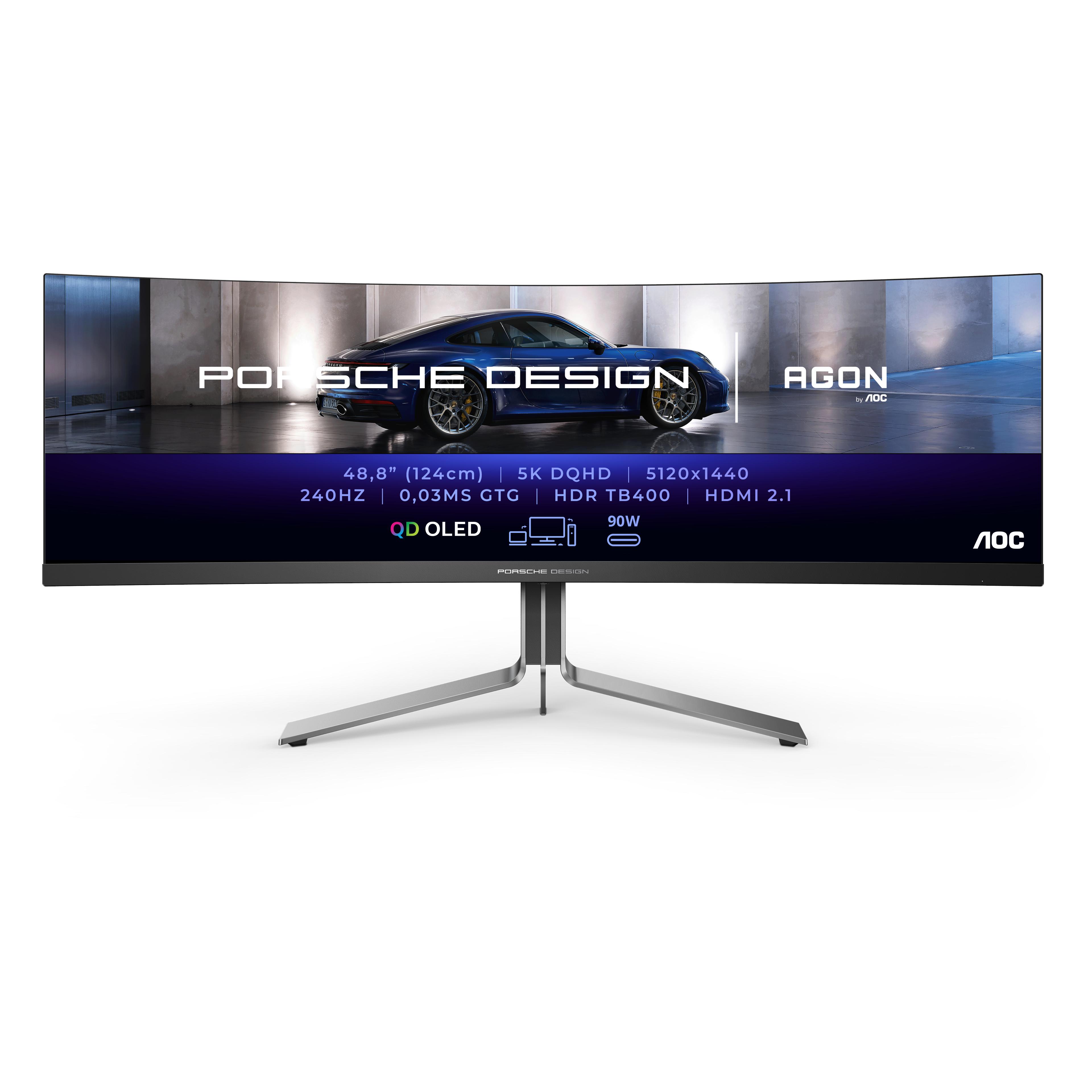 AOC 49 QD-OLED MONITOR SPK CURVED PD49