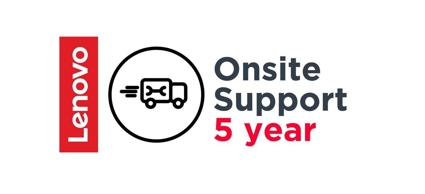Lenovo 5 Year Onsite Support (Add-On) 5 anno/i