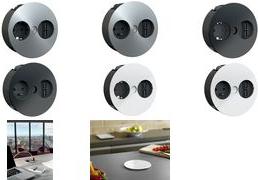 Caricabatterie TWIST 1xUTE 1xUSB