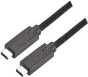 Bachmann 918.190 Cavo USB 05 m USB 3.2 Gen 2 (3.1 Gen 2) USB C Nero (918190)