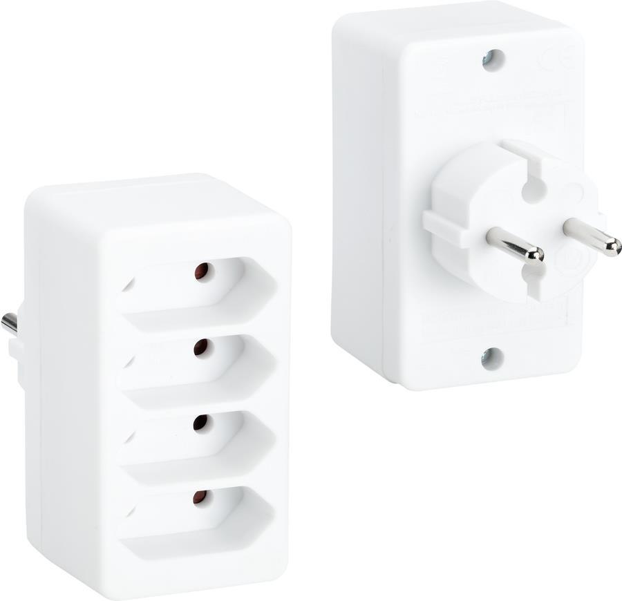 Bachmann MULTISTPLUG 4 vie EURO, bianco
