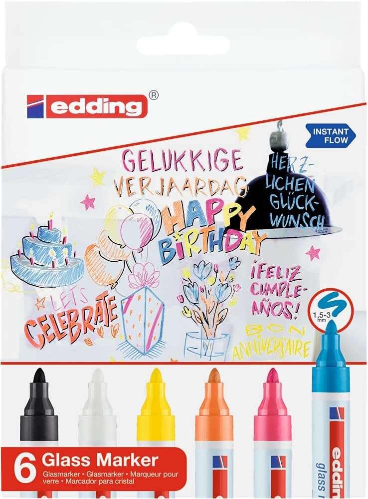 edding 95 Glass marker Pack...