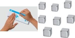 Magneti BeBoard 10 x 10 x 10 argento
