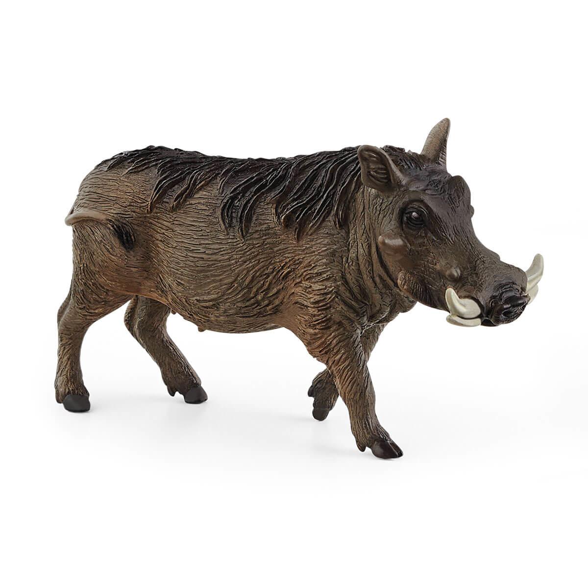 schleich WILD LIFE Warthog (SCHLEICH Wild Life Warthog Toy Figure 3 to 8 Years Black/Brown 14843)