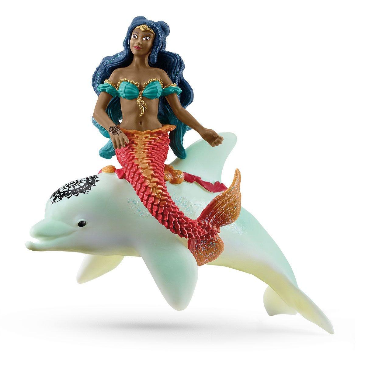 schleich BAYALA Isabelle on Dolphin (SCHLEICH Bayala Isabelle on Dolphin Toy Figure 5 to 12 Years Multi-colour 70719)