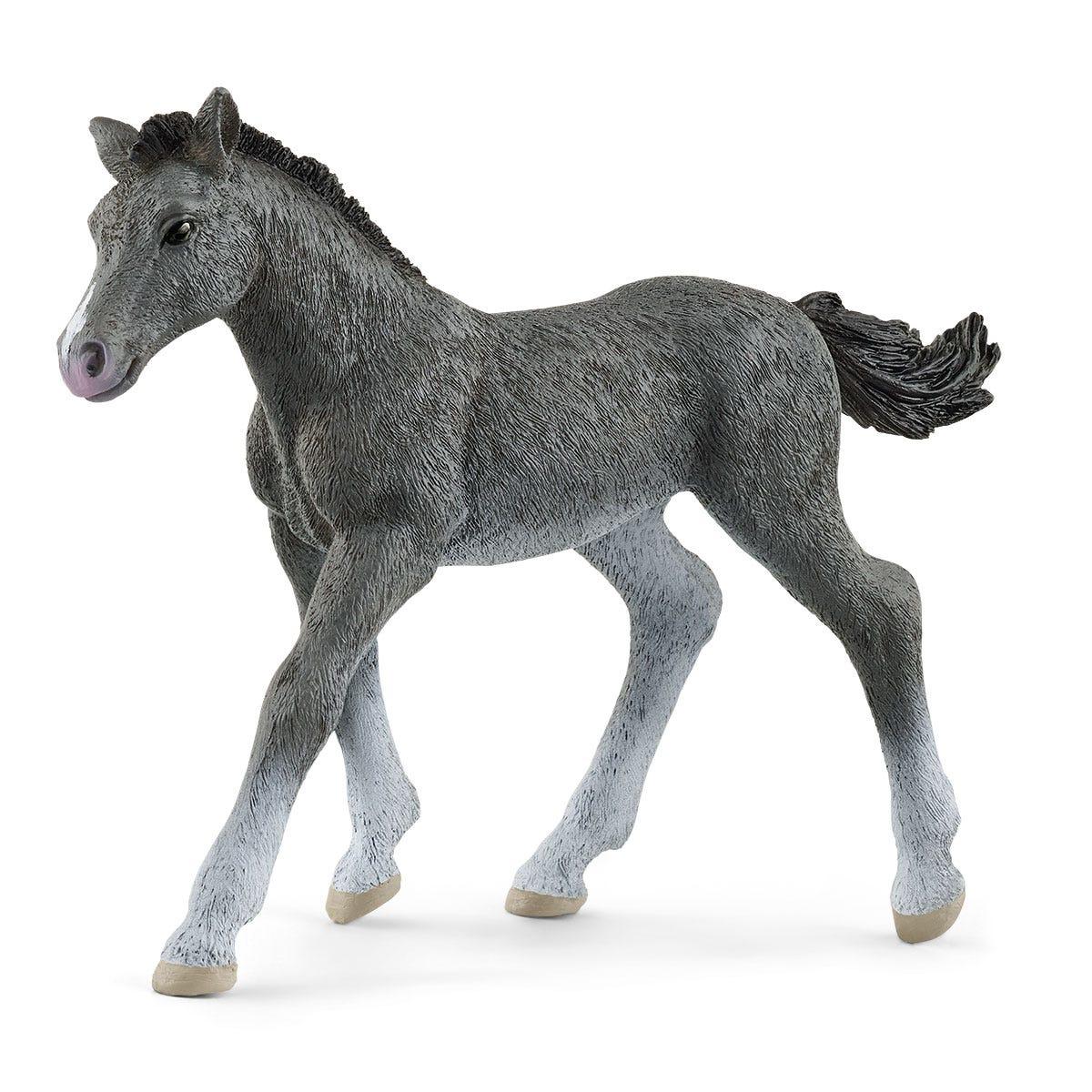 schleich HORSE CLUB Trakehner Foal (SCHLEICH Horse Club Trakehner Foal Toy Figure 3 to 8 Years Grey 13944)