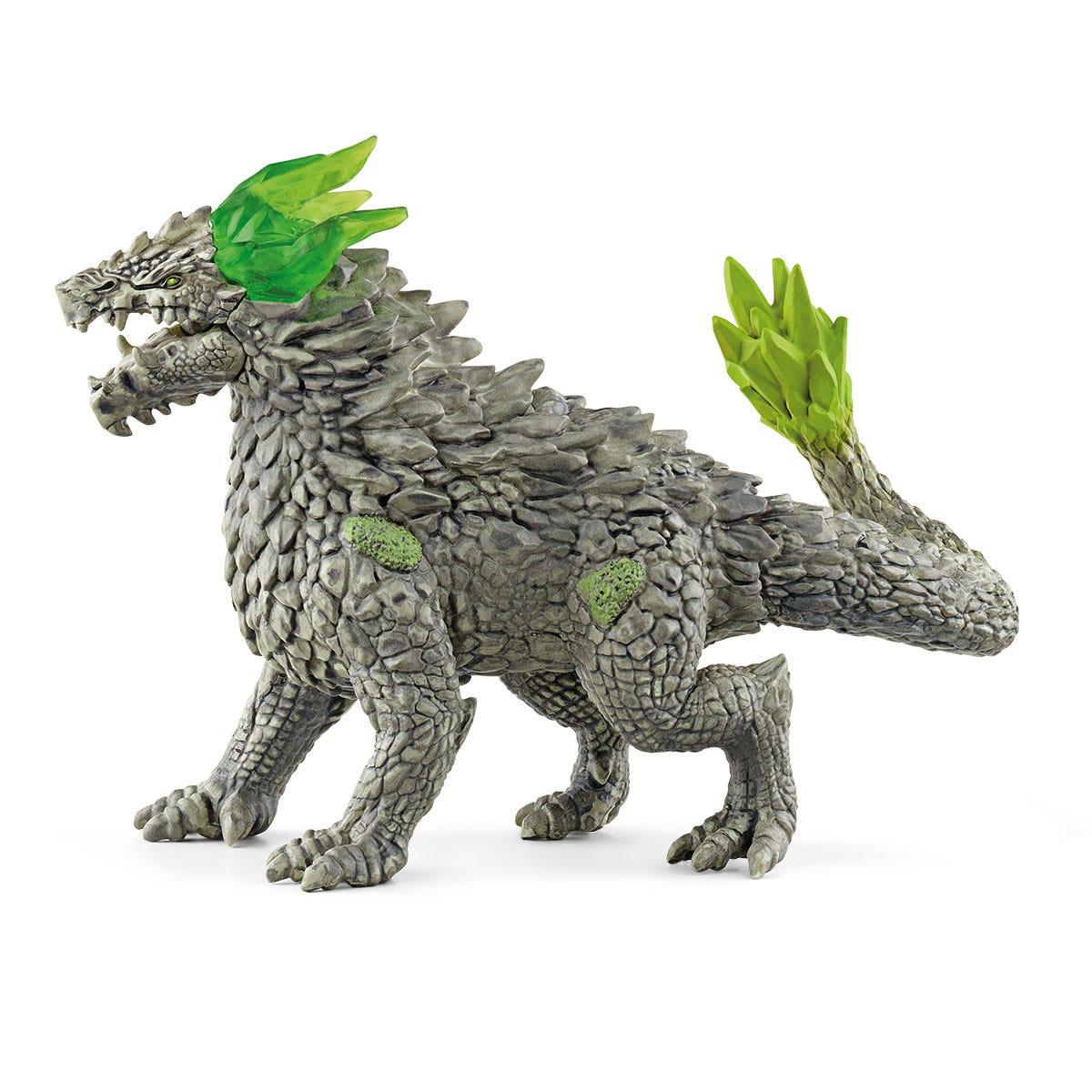 schleich ELDRADOR CREATURES Stone Dragon (SCHLEICH Eldrador Creatures Stone Dragon Toy Figure 7 to 12 Years Grey/Green 70149)
