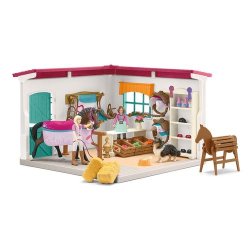 schleich HORSE CLUB Horse Shop (SCHLEICH Horse Club Horse Shop Toy Playset, 5 to 12 Years, Multi-colour [42568])
