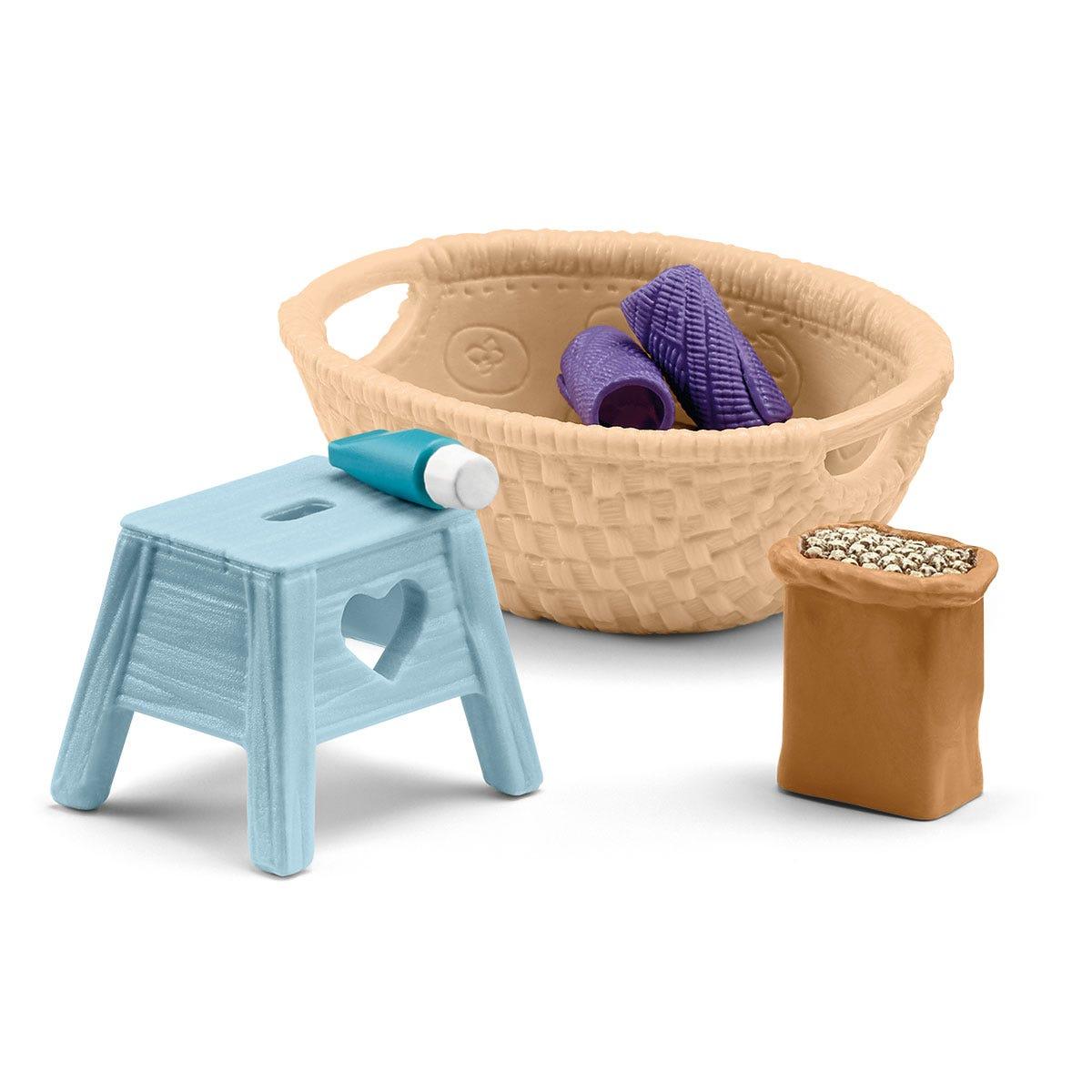 schleich HORSE CLUB Animal Care Accessories (SCHLEICH Horse Club Animal Care Toy Accessory Set 5 to 12 Years Multi-colour 42570)