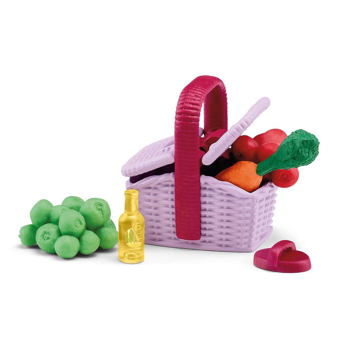 schleich HORSE CLUB Stable Picnic Accessories (SCHLEICH Horse Club Stable Picnic Toy Accessory Set 5 to 12 Years Multi-colour 4