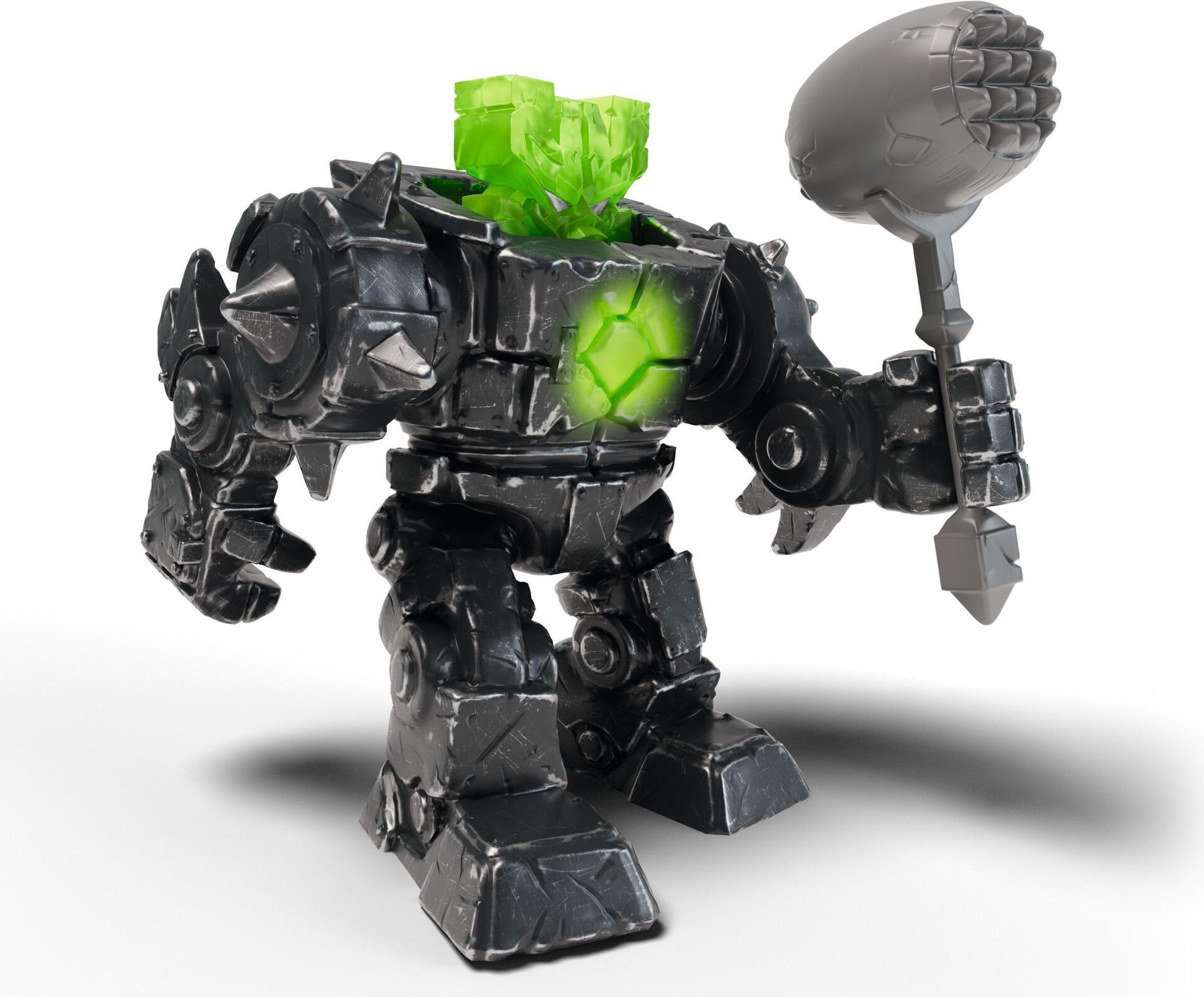 schleich ELDRADOR CREATURES 42599 action figure giocattolo (SCHLEICH Eldrador Mini Creatures Shadow Stone Robot Toy Figure 7 to