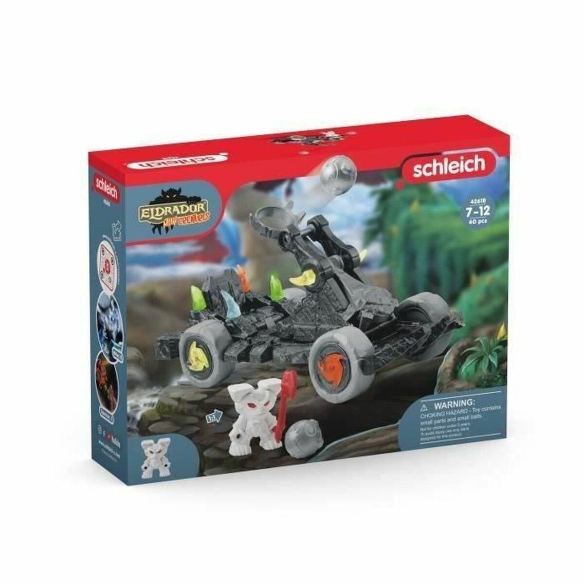 schleich ELDRADOR CREATURES 42618 action figure giocattolo (SCHLEICH Eldrador Creatures Catapult with Mini Creature Toy Figure