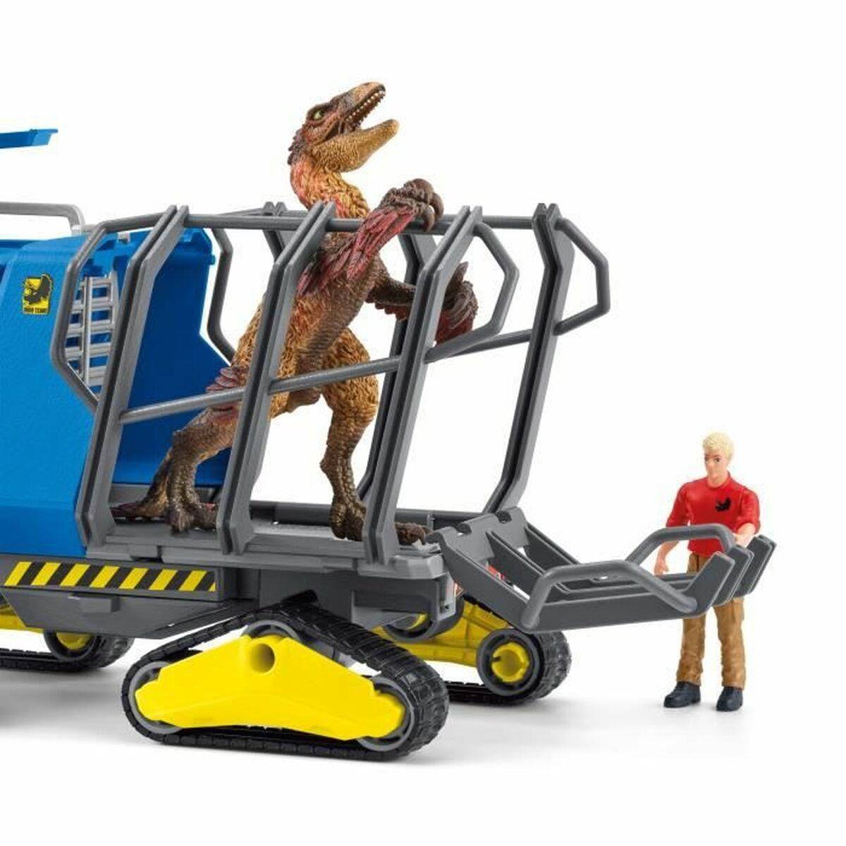 schleich Dinosaurs 42604 veicolo giocattolo (SCHLEICH Dinosaurs Track Vehicle Toy Playset, 4 to 12 Years, Multi-colour [42604])