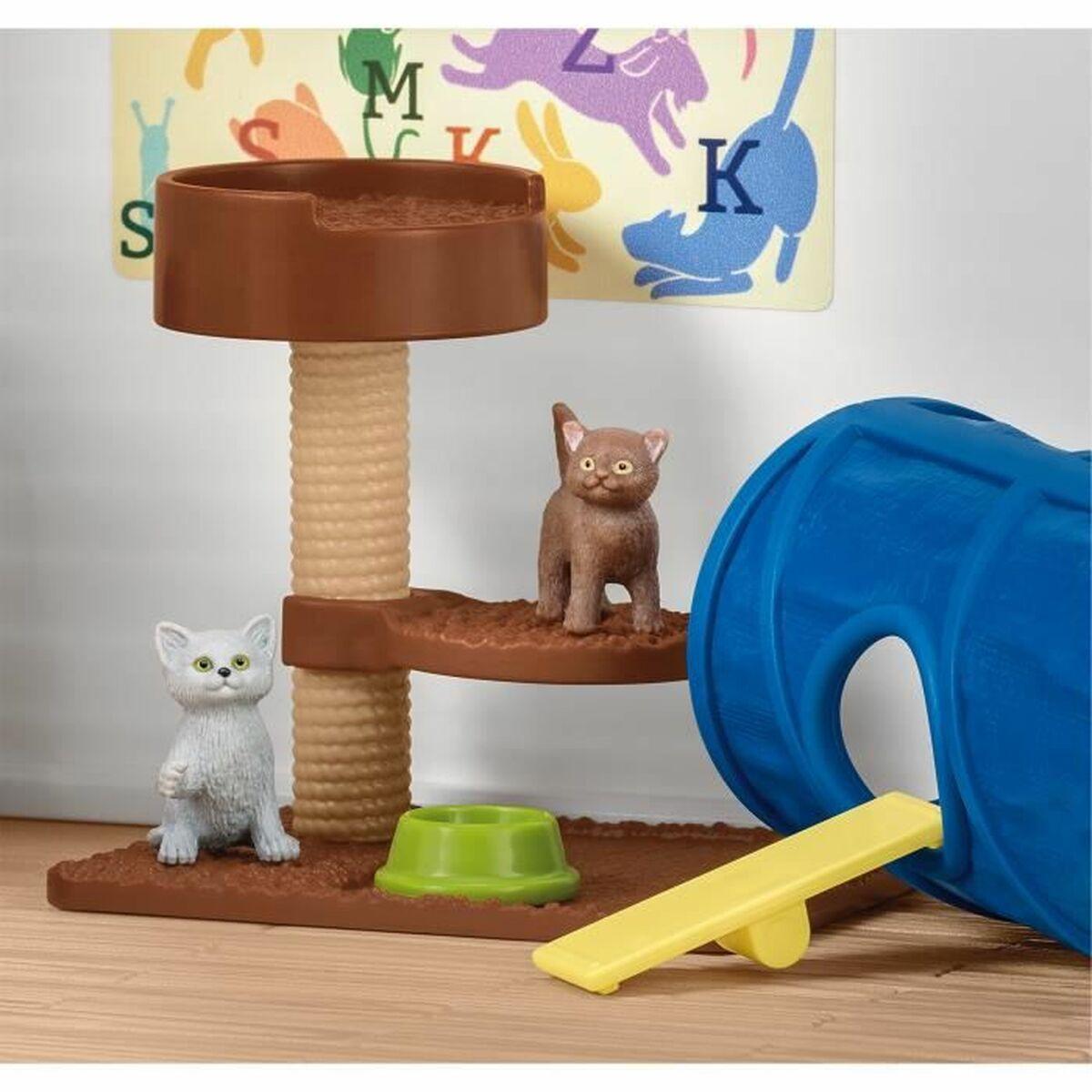 schleich FARM WORLD 42607 set da gioco (SCHLEICH Farm World Pet Hotel Toy Playset, 3 to 8 Years, Multi-colour [42607])