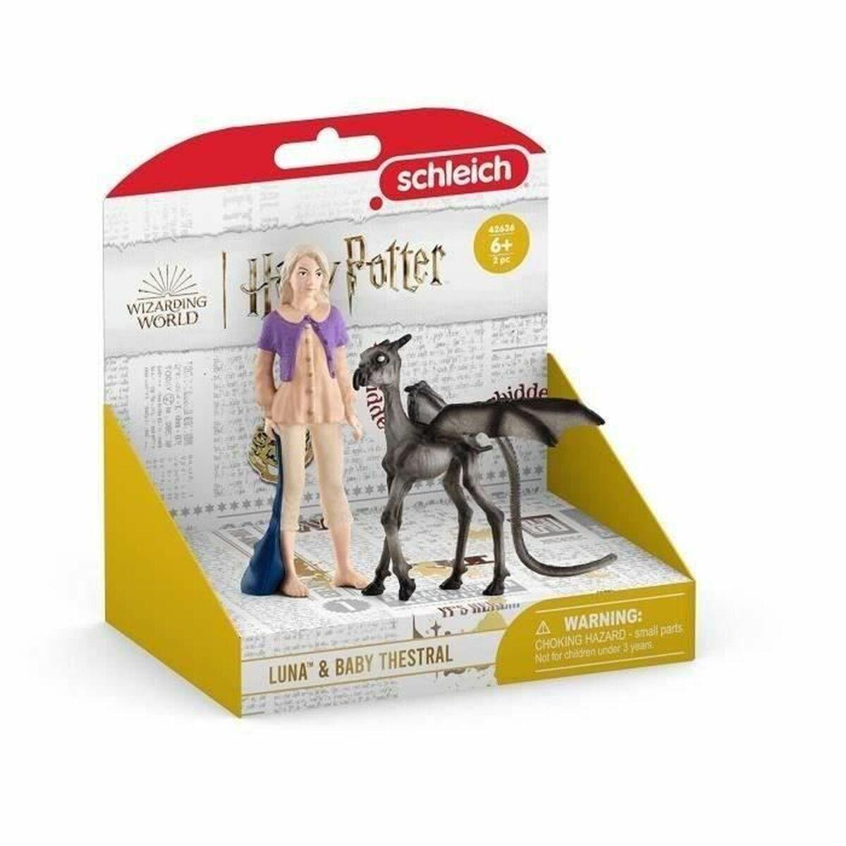 Personaggi d'Azione Schleich Luna Lovegood & Baby Thestral Moderno
