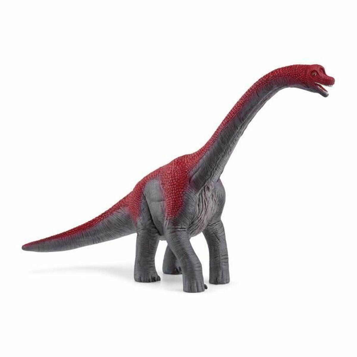 schleich Dinosaurs 15044 action figure giocattolo (SCHLEICH Dinosaurs Brachiosaurus Toy Figure 4 to 12 Years Grey/Red 15044)