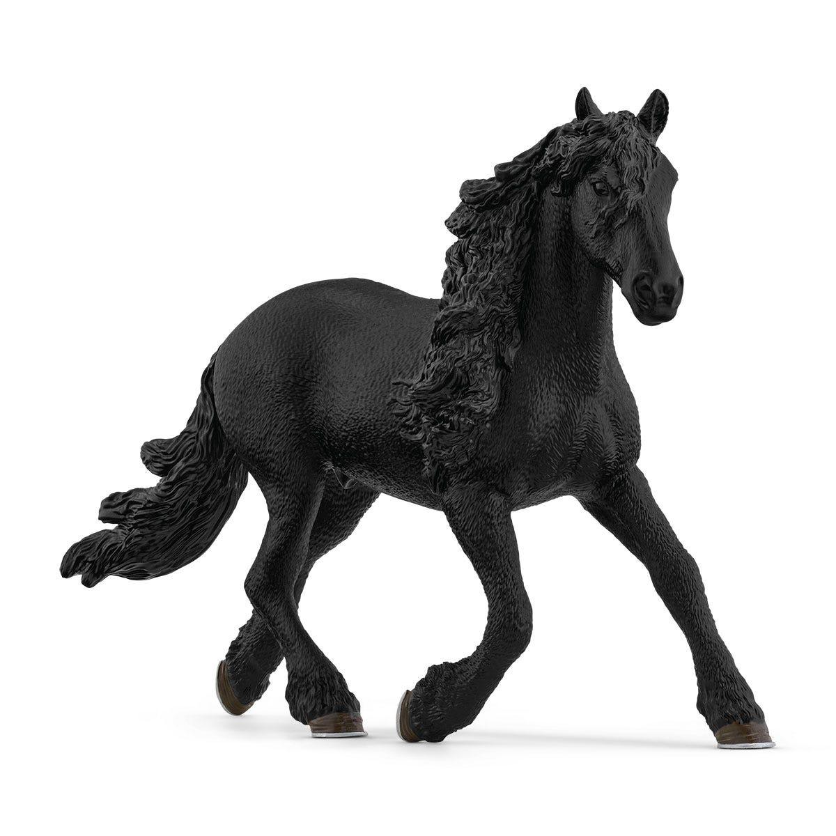 schleich HORSE CLUB 13975 action figure giocattolo (SCHLEICH Horse Club Friesian Stallion Toy Figure 5 to 12 Years Black 13975)