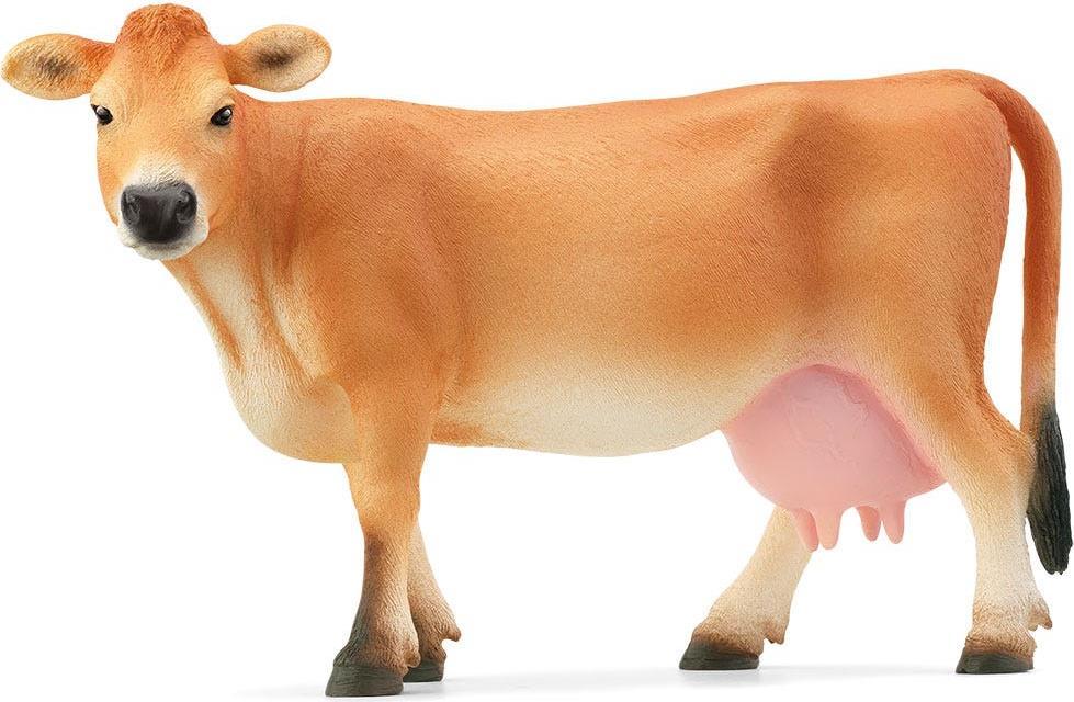 schleich 13967 action figure giocattolo (SCHLEICH Farm World Jersey Cow Toy Figure 3 to 8 Years Brown 13967)