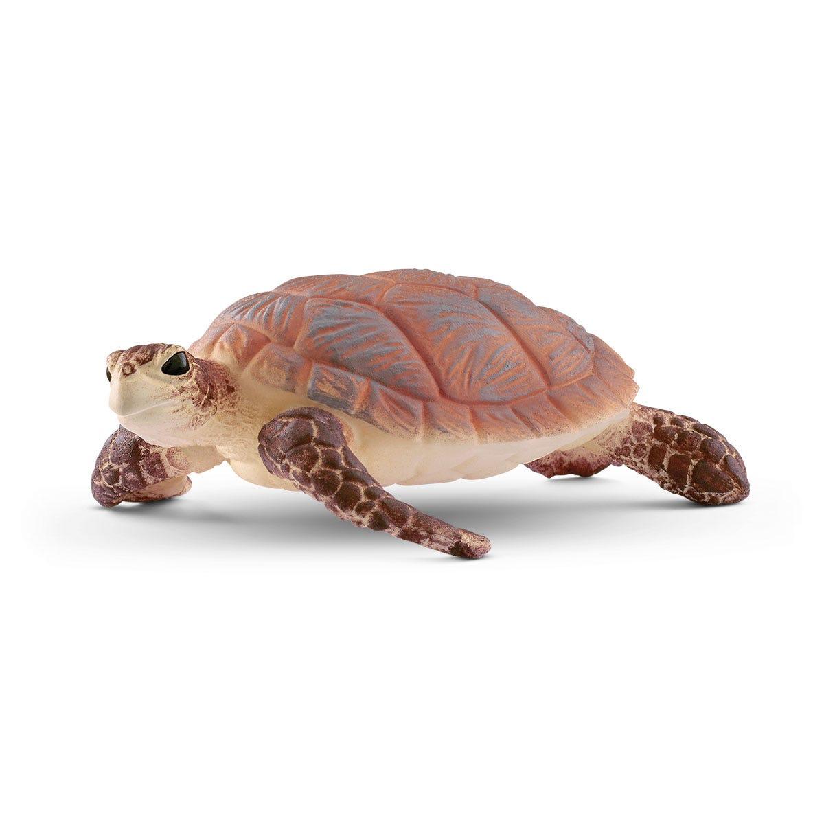 schleich WILD LIFE 14876 action figure giocattolo (SCHLEICH Wild Life Hawskbill Sea Turtle Toy Figure 3 to 8 Years Brown 14876)
