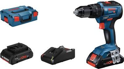 Bosch GSB 18V-55 PROFESSIONAL 1800 Giri/min Senza chiave 1,1 kg Nero, Blu, Rosso