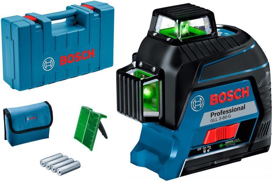 Bosch GLL 3-80 G Livella lineare 30 m