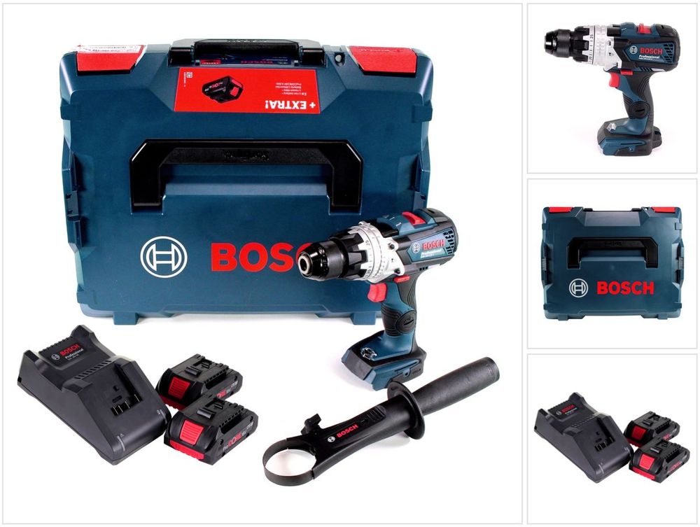 Bosch GSB 18V-110 C 2100 Giri/min 1,9 kg Nero, Blu