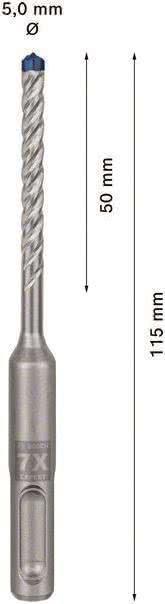 Bosch SDS plus-7X 1 pz