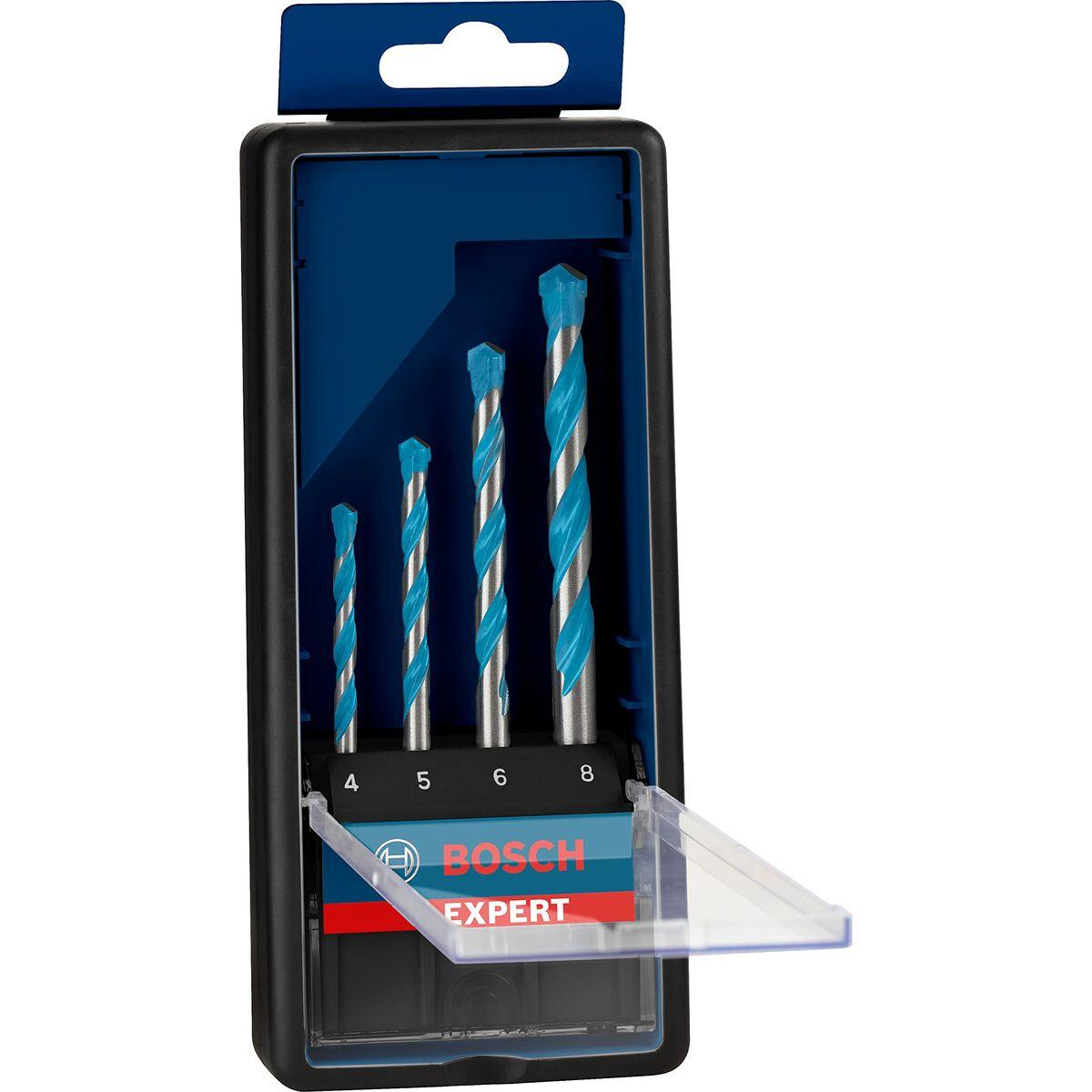 Set di trapani BOSCH Expert CYL-9 Multiconstruction ÃƒËœ 4 mm ÃƒËœ 5 mm ÃƒËœ 6 mm ÃƒËœ 8 mm 4 Pezzi