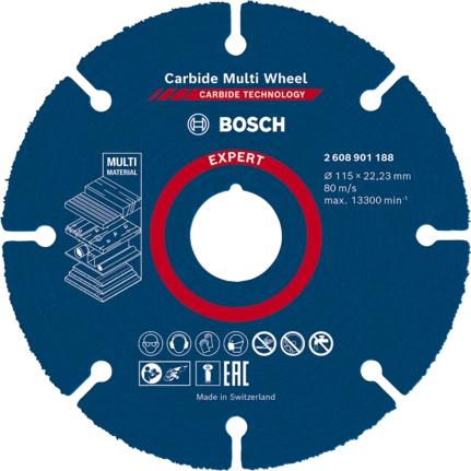 Bosch 2 608 901 188 fornitura per utensili rotanti per molatura/levigatura Plastica Legno Disco da taglio