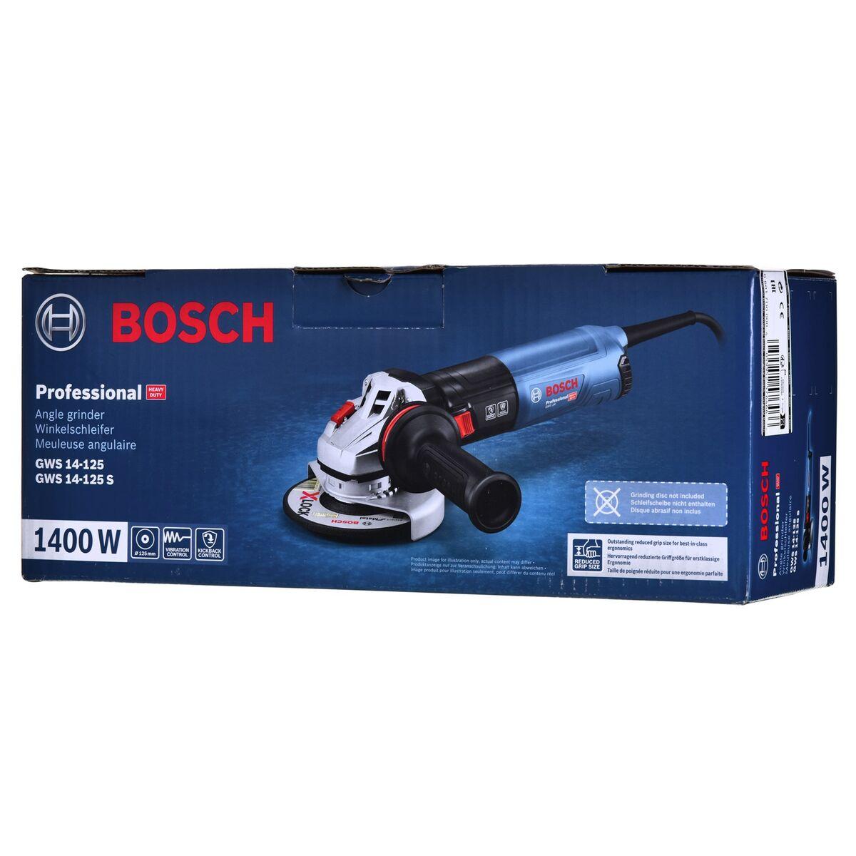 Smerigliatrice BOSCH GWS 14-125 Professional 1400 W 220-240 V 125 mm