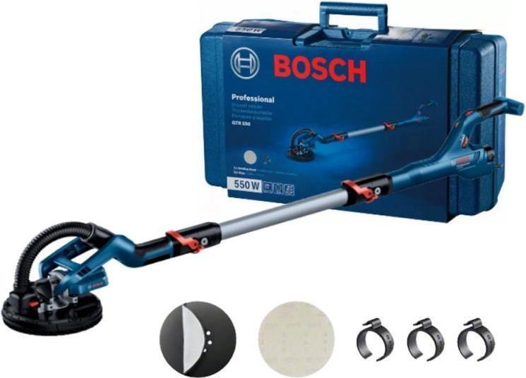 Bosch GTR 55-225 Levigatrice per cartongesso 910 Giri/min Nero, Blu 550 W
