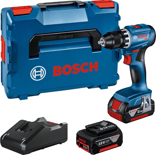 Bosch GSR 18V-45 Professional 500 Giri/min Senza chiave 900 g Nero, Blu