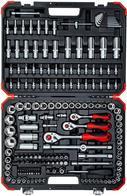 Set di socket rosso gedore 1/4 + 3/8 +1/2 172 pezzi