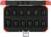 Giaccia di socket rossa Gedore 1/2, 12 pezzi