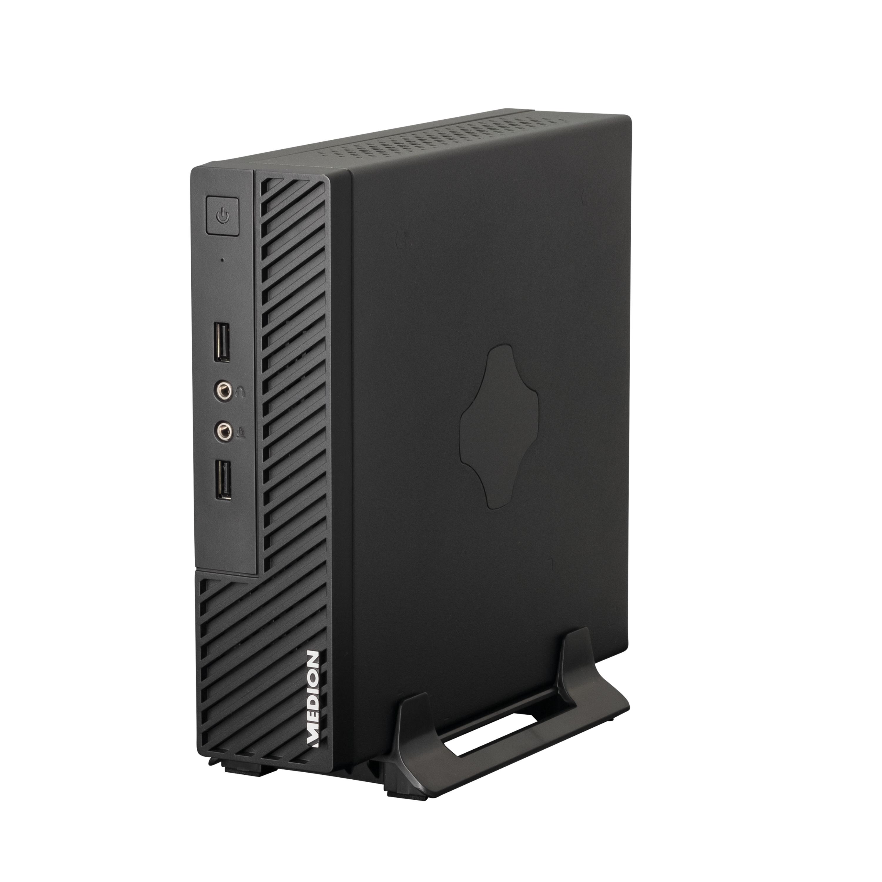MEDION AKOYA S23005-i3-256F8 Intel Core i3 i3-1115G4 8 GB DDR4-SDRAM 256 GB SSD Windows 11 Home Mini PC Nero