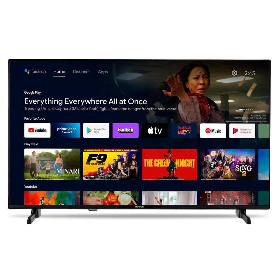 MEDION LIFE P14031 1016 cm (40") Full HD Smart TV Wi-Fi Nero 250 cd/m