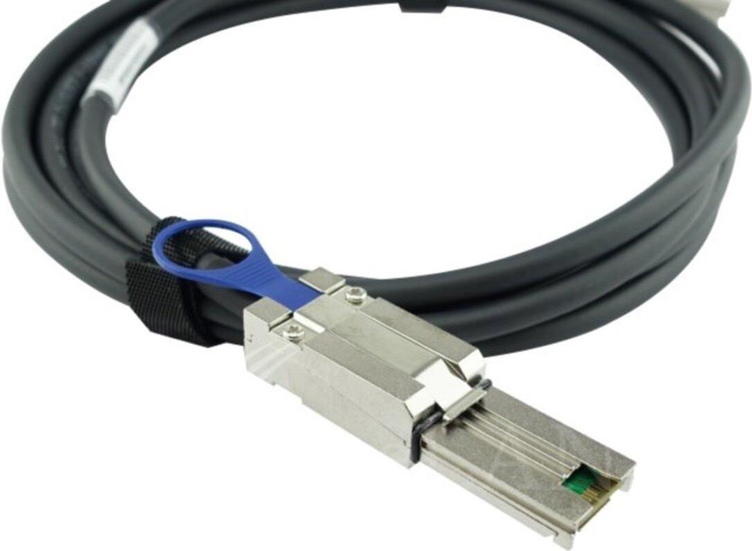 Blueoptics CBL-SFF8088SAS-10M-B-B-B-B-B-BL collegato SCSI (SAS) Cavo 1 M 6 Gbit/S Nero (CBL-SFF8088SAS-10M-BL)