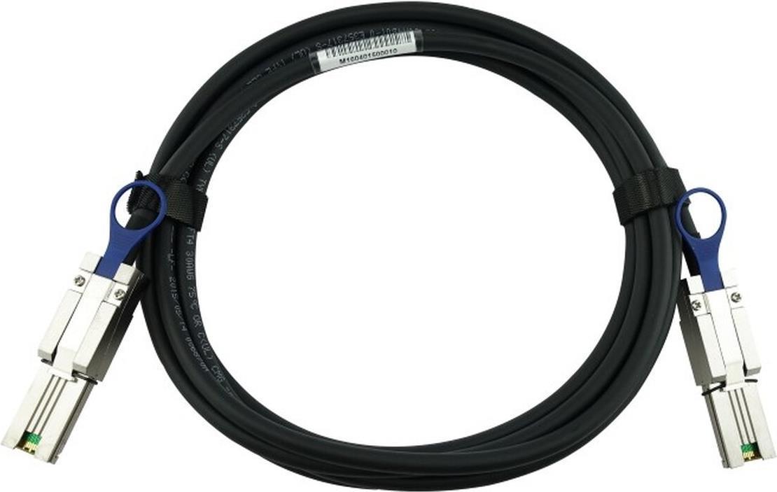 Blueoptics CBL-SFF8088SAS-20M-B-B-B-B-B-BL collegato SCSI (SAS) Cavo 2 m Black-Silver (CBL-SFF8088SAS-20M-BL)