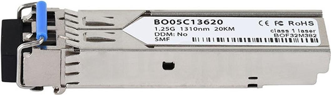 Blueoptics SFP-1G-LX-20km-TL-Bo-BO Modulo di ricetrasmettitore Faser Optics 1250 Mbit/S (SFP-1G-LX-20km-TL-Bo)