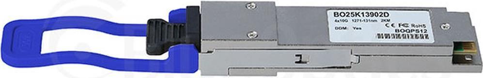 Blueoptics QSFP-40G-PLR4L-Bo MODULO DI RESPOSSAZIONE DI NETWEIVER FASER OPTICS 40000 MBIT/S 1310 NM (QSFP-40G-PLRR4L-TL-Bo)