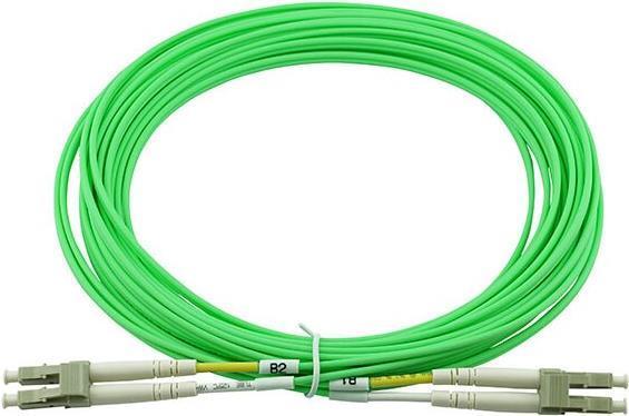 Cavo patch in fibra ottica duplex LC-LC Multimods OM5 15 metri