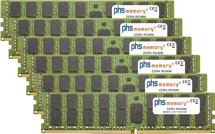 Phs-Memory 192GB (6x32GB) Kit RAM Memoria per Apple MacPro 12-Core 3.3GHz (2019) DDR4 RDIMM 2933MHz PC4-23400-R (SP336462))))