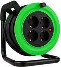 Rev Mini Drum - Roll di estensione - AC 230 V - 3000 watt - Collegamenti di uscita: 4 (4 x tensione) - 15 m (0010043812)