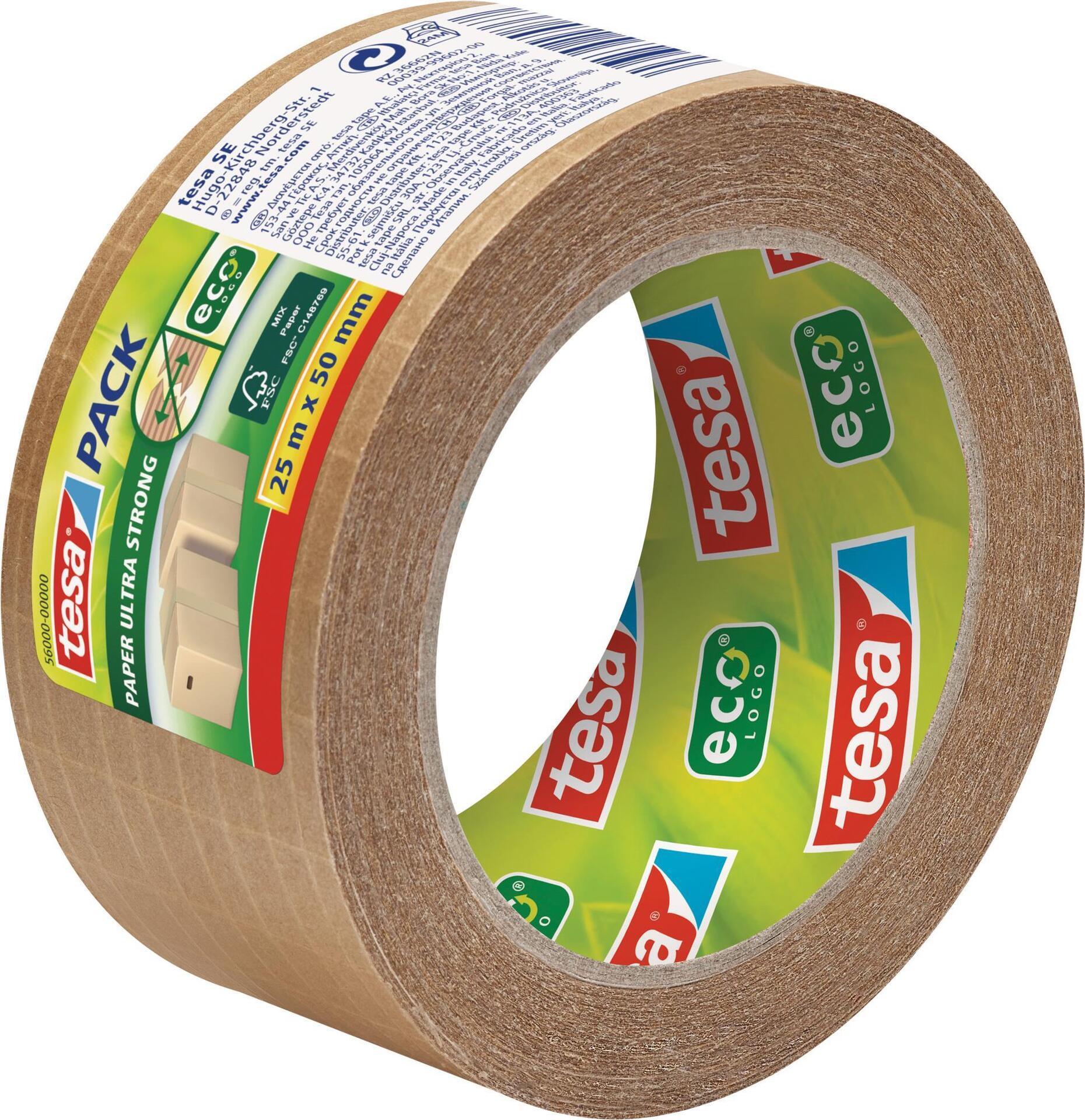 tesa nastro da imballaggio 50 mm x 25 m marrone