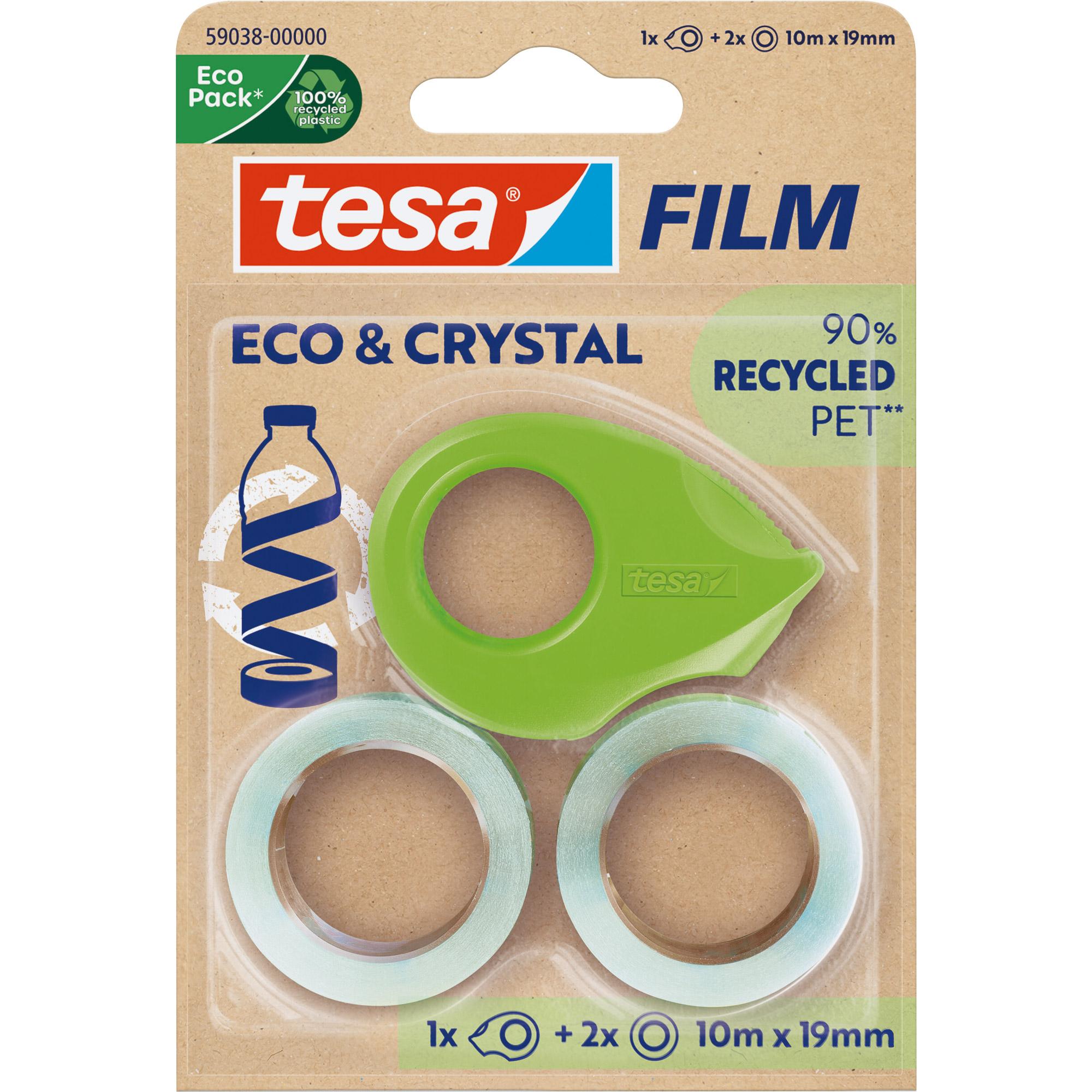 pellicola adesiva tesa 19 mm x 10 m trasparente
