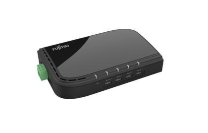 Fujitsu S26391-F6099-L404 hub di interfaccia USB 3.2 Gen 1 3.1 Gen 1 Type-C Nero (Interface Hub Usb 3.2 Gen 1 - 3.1 Gen 1 Type-