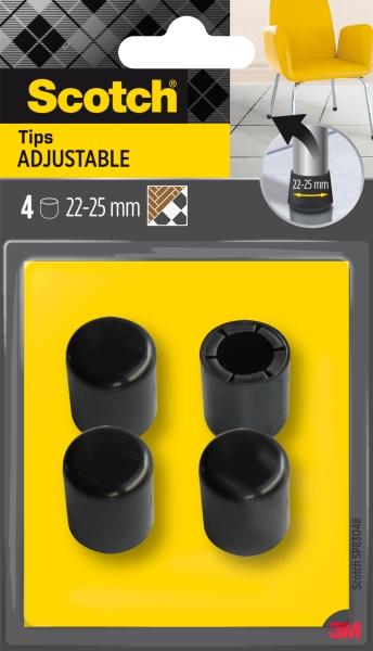 3M SP83O48 cuscinetto di protezione del pavimento per mobili 4 pz Rotondo
