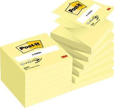 Post-it foglietti adesivi Post-It Z-Notes 76x76 giallo giallo