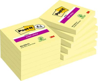 3M 654-SSCY-P84 pouch autoadesiva Quadrato Giallo 90 fogli Autoadesivo